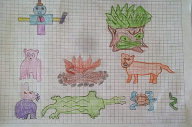 Las aventuras de Rayo y sus amigos.